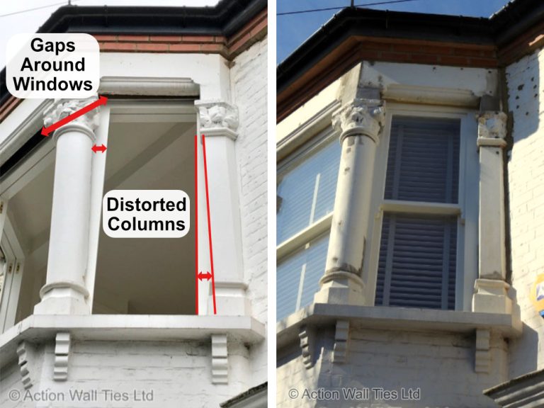 Bay window causing cracked walls and bowing